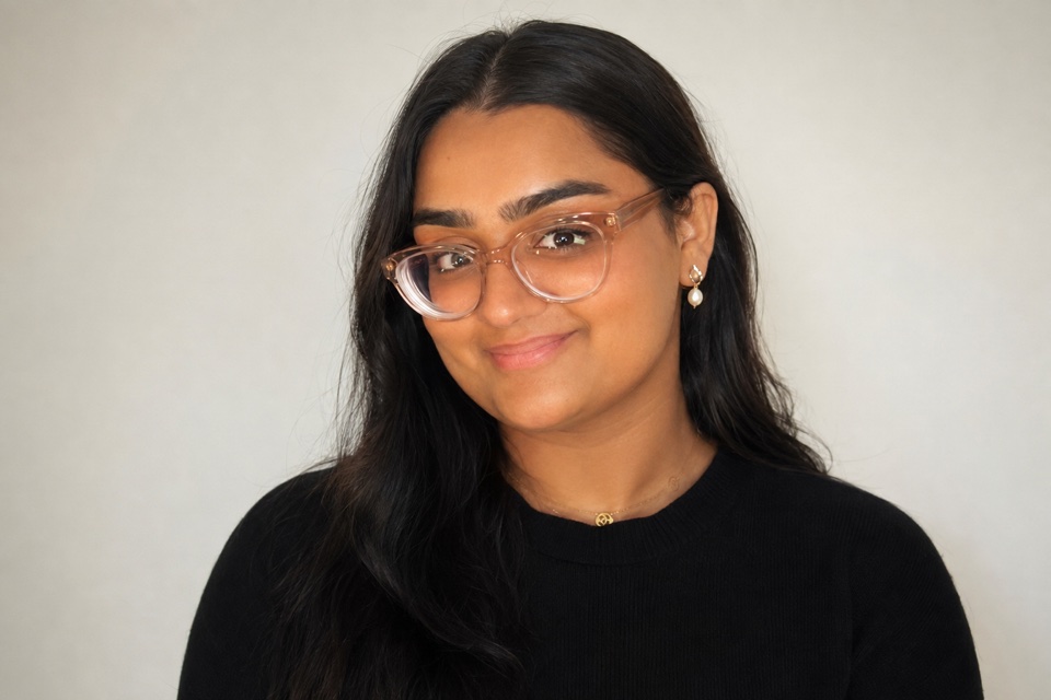 Dhruva Patel, the floral designer behind Fleureline Studio